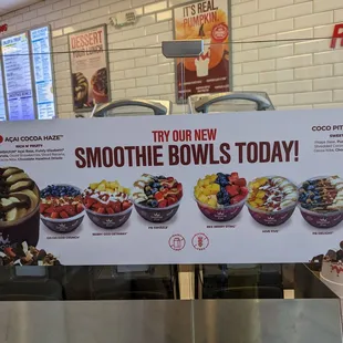 New acai bowls