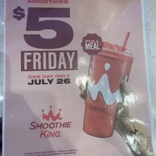 It&apos;s back!!!!!!!  Just this Friday to celebrate the Olympics