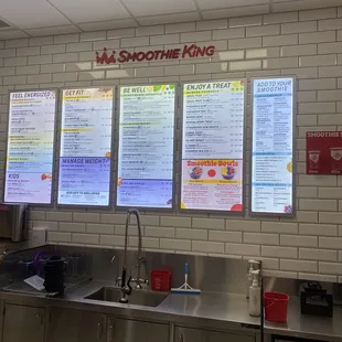 Thursday, 20 April 2023 -- FULL MENU at Smoothie King