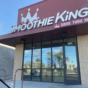 Entrance. They have a drive through