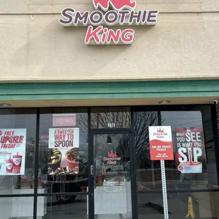 the front of the store