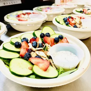 Salads are only on the summer menu!