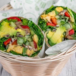 Veggie wrap, delicious!