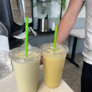 Banana Monkey Smoothie &amp; Mango Tango Smoothie