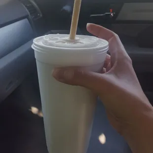 Le smoothie...very large for a small!