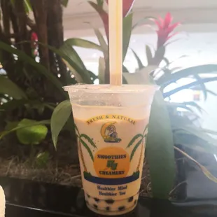 After I sucked out all the tapioca pearls.