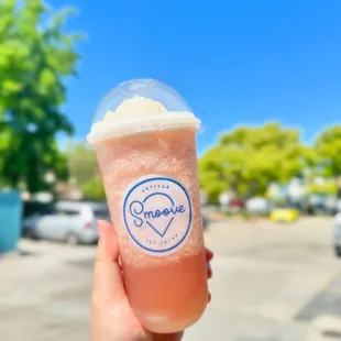 Watermelon Lychee Rose Tea Slush