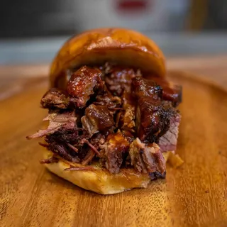 Chopped Brisket Sandwich