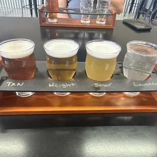 Beer flights!