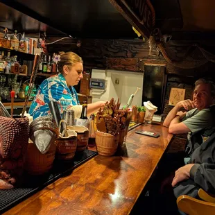 Downstairs bar