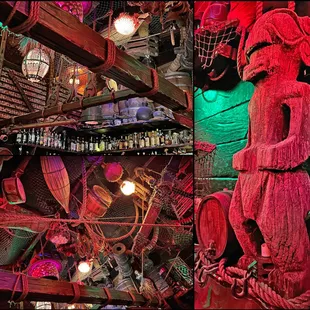Smugglers Cove, has a worldly tiki aesthetic.