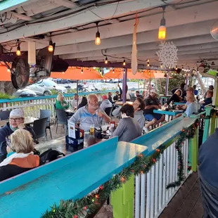 people sitting at tables