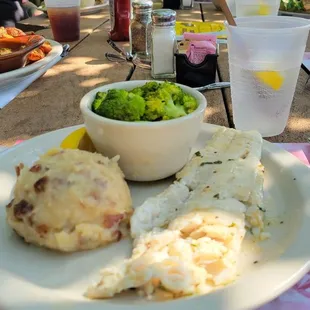 Walleye dinner