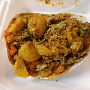 Disgusting potato that cost 17.00!