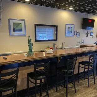 interior, sushi and sashimi