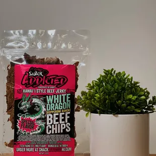 White Dragon Crispy Beef Jerky has a toasted pepperoni taste but with some added Ranch powder.