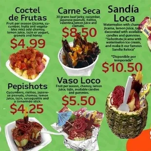 menu, burritos and wraps