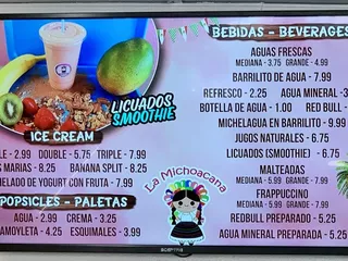 La Michoacana Snacks and Ice Cream