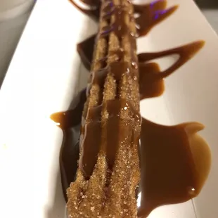 Churro with cajeta