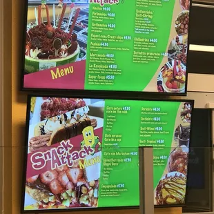 Menus