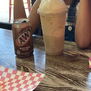 Root beer float