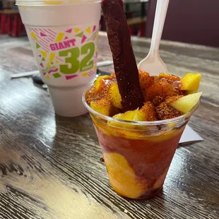 Mangonada &amp; natural water