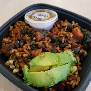 Green eggs ans yam breakfast bowl