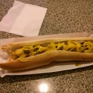 Foot long hot dog ($2.49) - Decent for the price.