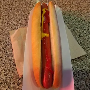 Plain Hot Dog
