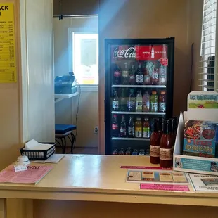 Inside - here's the counter where you order from