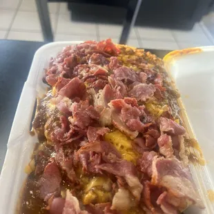 Pastrami chili cheese fries