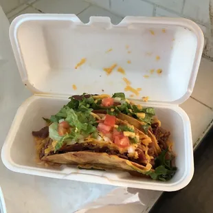 Pastrami taco the best you would ever have try it