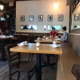 Interior of restaurant