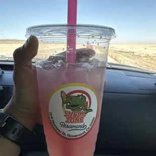 Small watermelon agua fresca. Refreshing!!