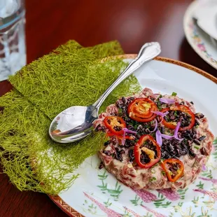 hanger steak tartare