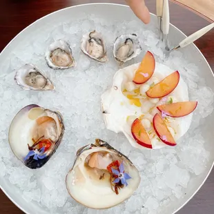 Petite Palette (I think that's what it was called) -- raw seafood plate