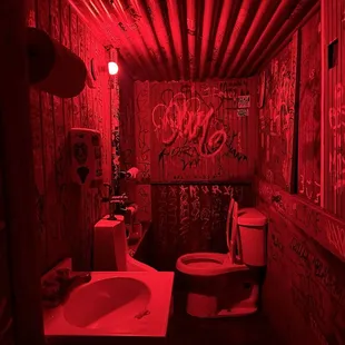 a toilet and sink