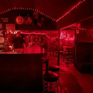 the bar