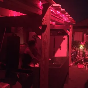 Back patio!
