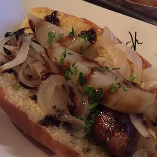 Mighty Duck Sausage Sandwich