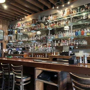 the bar