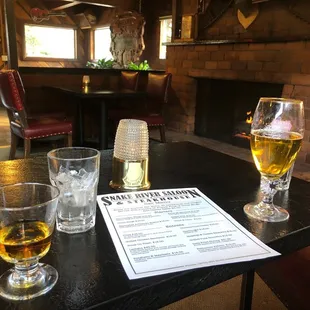 Good music, cozy fireplace, cool little place for a sip.