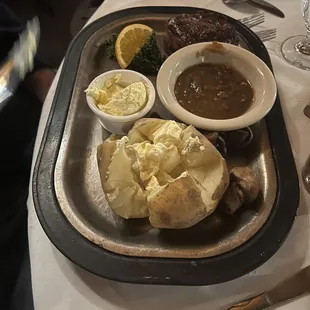Filet Mignon with Baked potatoe