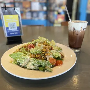 southern salad and smores cold brew