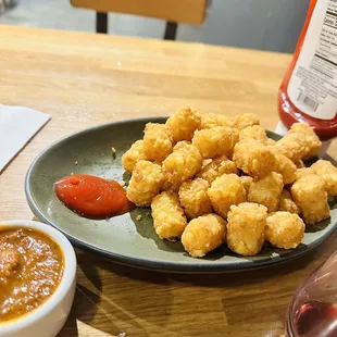 Tater Tots. Nice and crisp
