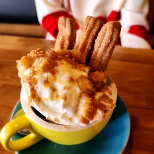 Churro sundae