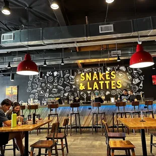 people sitting at tables