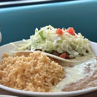 Chorizo soft taco
