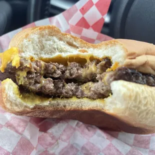 Plain Double Double cheese burger