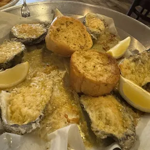 Charbroiled oysters